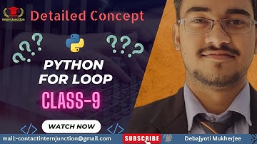 🚀 Master Python Loops: Unlock the Power of the For Loop! 🔄 @InternJunction