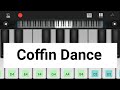 Coffin dance piano  easy piano tutorial mobile piano  perfect pianopiano lessons piano