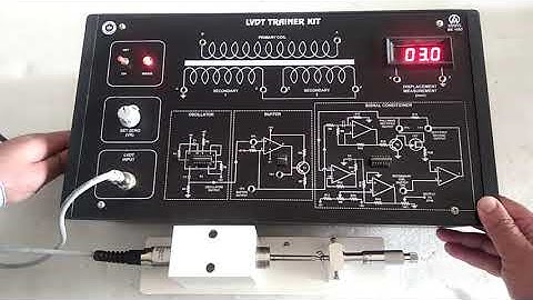 LVDT Trainer Kit demo video ME 1052 by mars edpal #demovideo