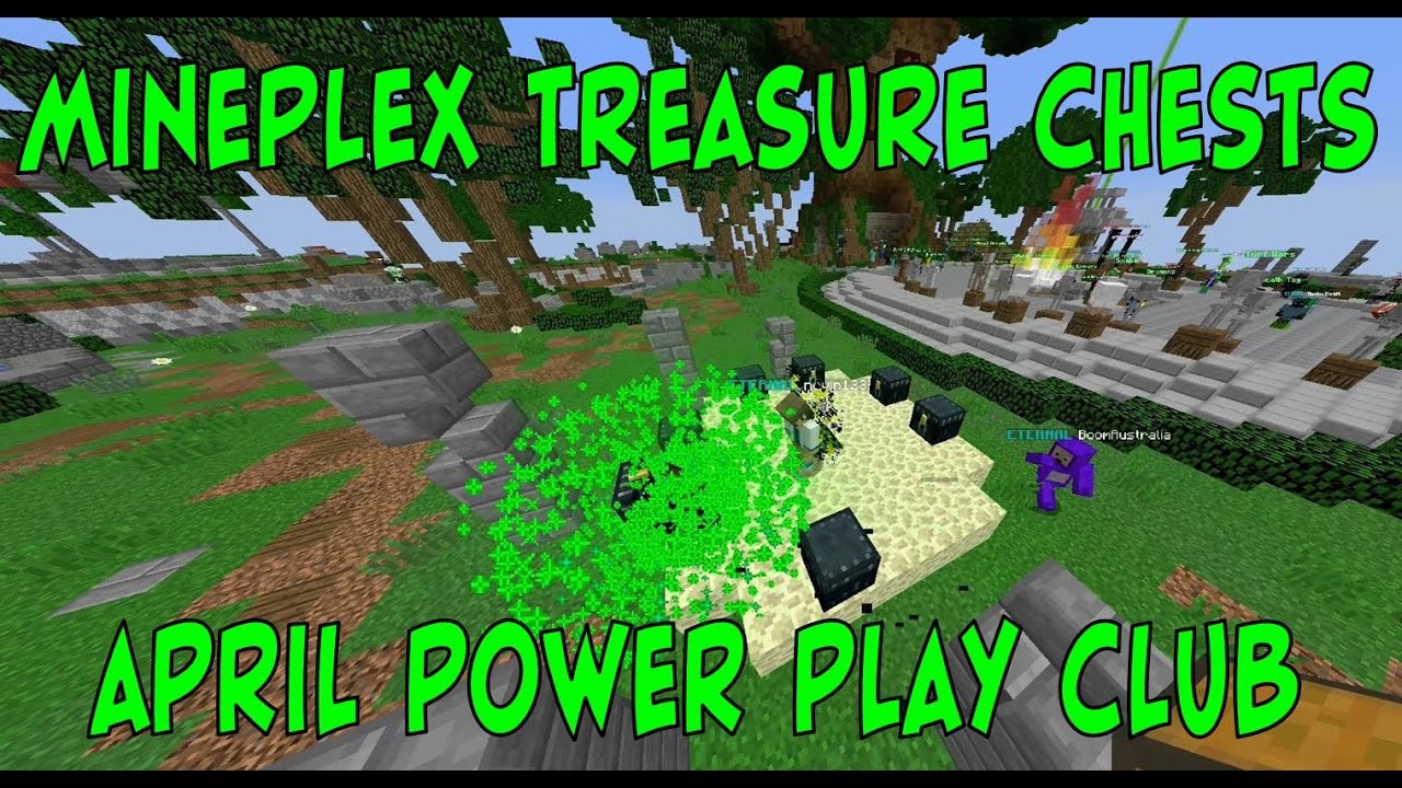 Mineplex Illuminated & Omega Treasure Chests | April Power Play Club Review | Ep. 52