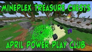 Mineplex Illuminated &amp; Omega Treasure Chests | April Power Play Club Review | Ep. 52