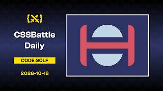 {⚔️} CSS Battle Daily | 2026-10-18 | Code Golf #CSSBattleDaily #cssbattles #cssbattle #css #coding