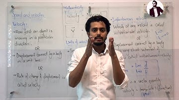 Speed and Velocity || Motion in one dimension || Urdu / Hindi