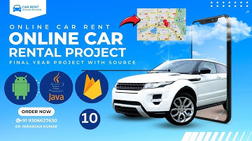 car rental management system project in Android Studio Java Language and Firebase Database