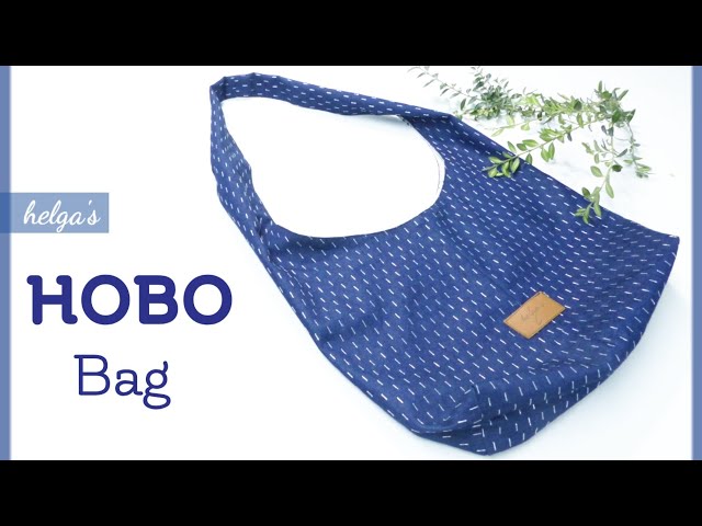 How To Sew A Hobo Bag + Make Hobo Bag Pattern From Scratch ⋆ Hello Sewing