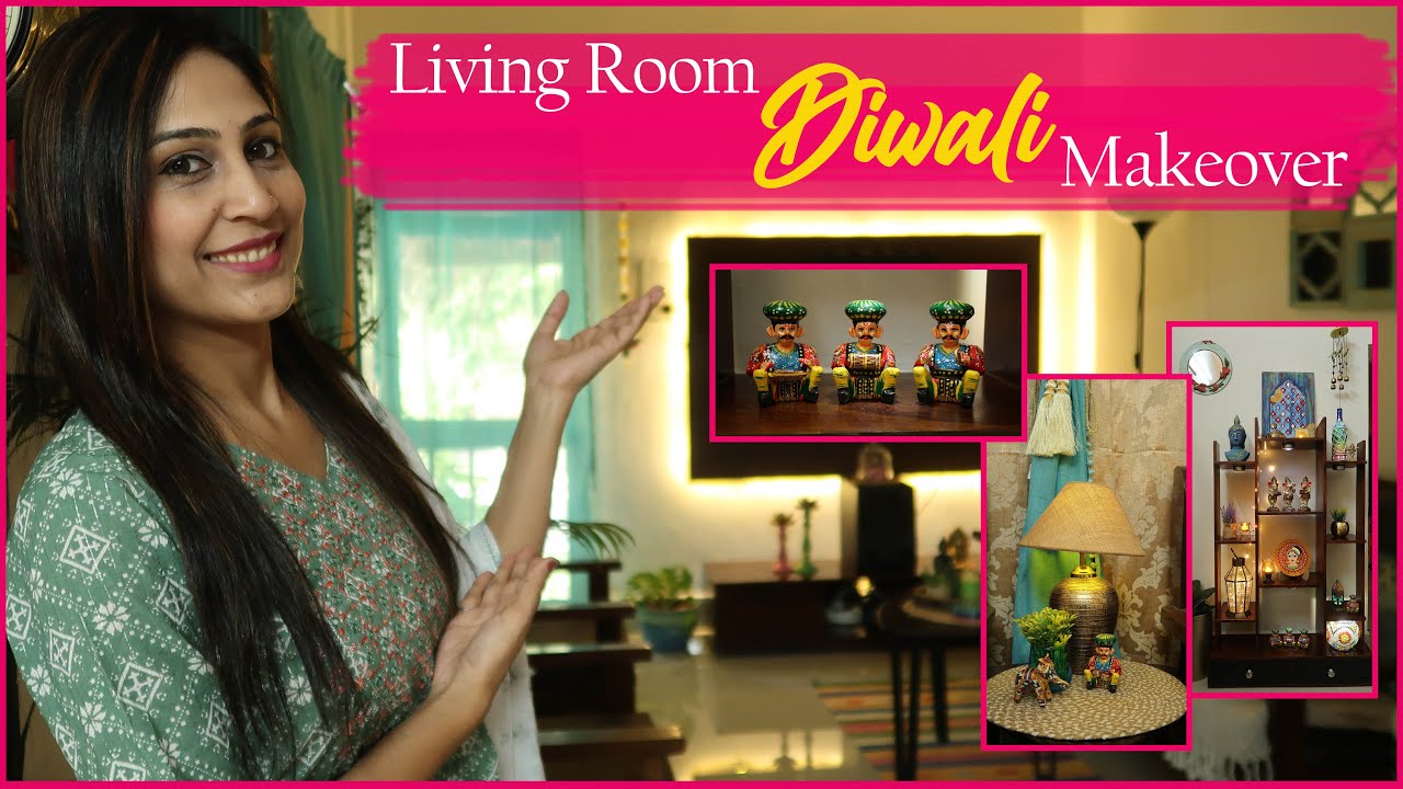 Экстремальное преображение гостиной к Дивали