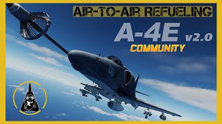 DCS A4E Probe and Drogue AirtoAir Refueling | Digital Combat Simulator