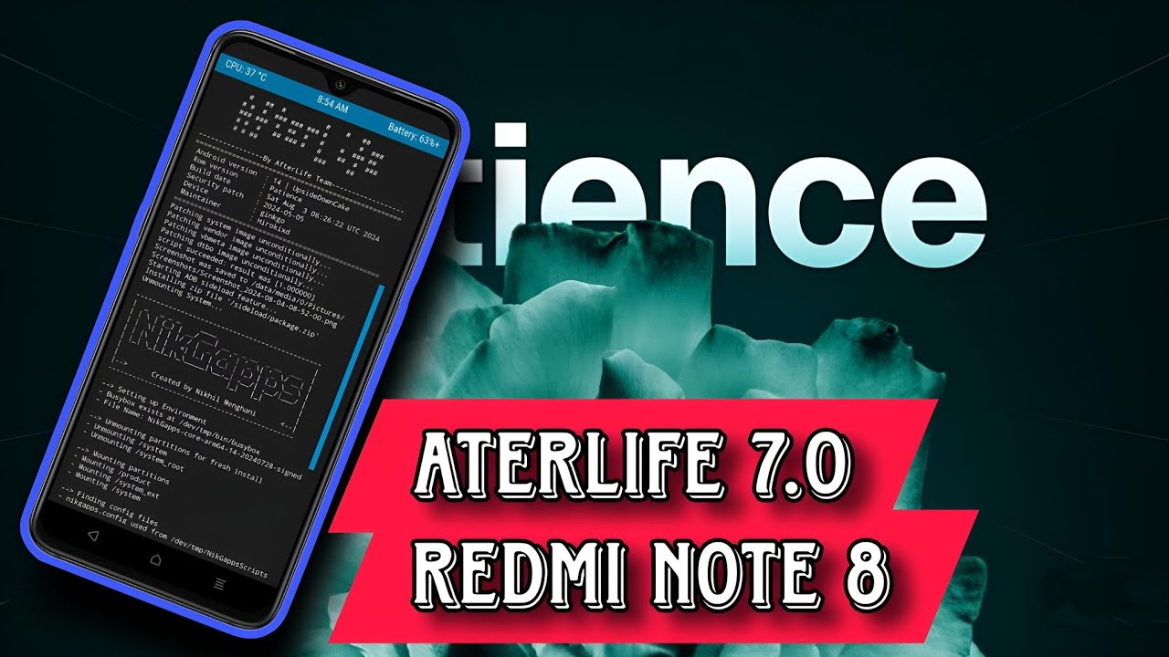 AfterLife 7.0 for Redmi Note 8 Based on Android 14 | RandomRepairs ...