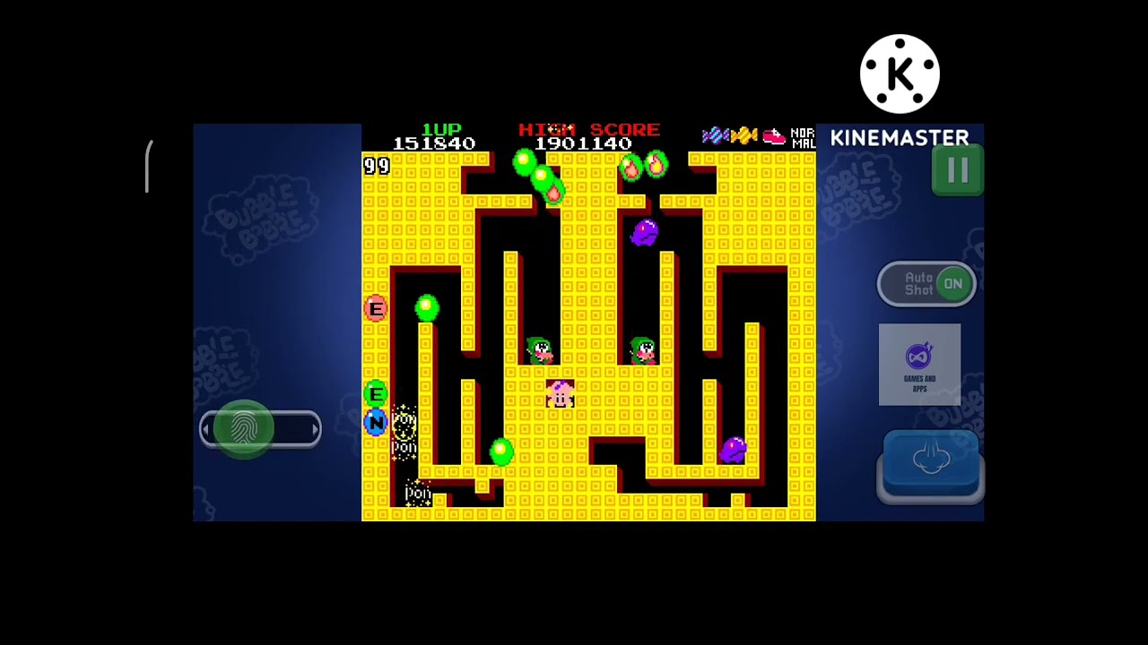 bubble bobble classic for android.. Last part level(100)finally I did it❤️❤️