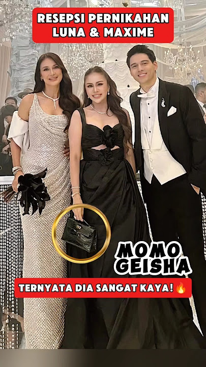 Harga tas mewah momo geisha saat menghadiri resepsi pernikahan luna maya & maxime#shorts