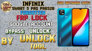 Infinix Smart 5 Pro FRP Bypass|Infinix Smart 5 Pro PR652B Google Account Unlock by Unlock Tool