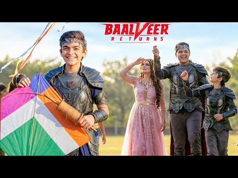 संक्रांत के दिन बालवीर ने विवान को सिखाई पतंग उड़ाना || Baalveer Returns