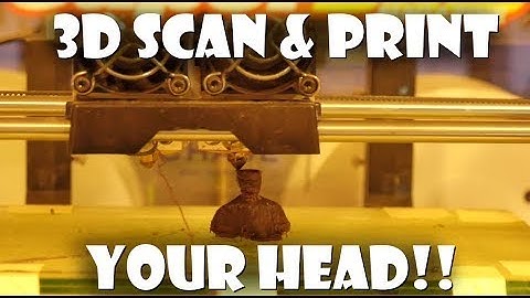 Skanect XBOX 360 Face scan and 3D Print Tutorial