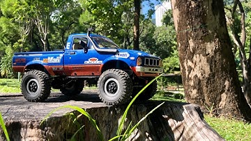 WPL C24 Stock RTR Setup, Custom Paintjob, First Park Run