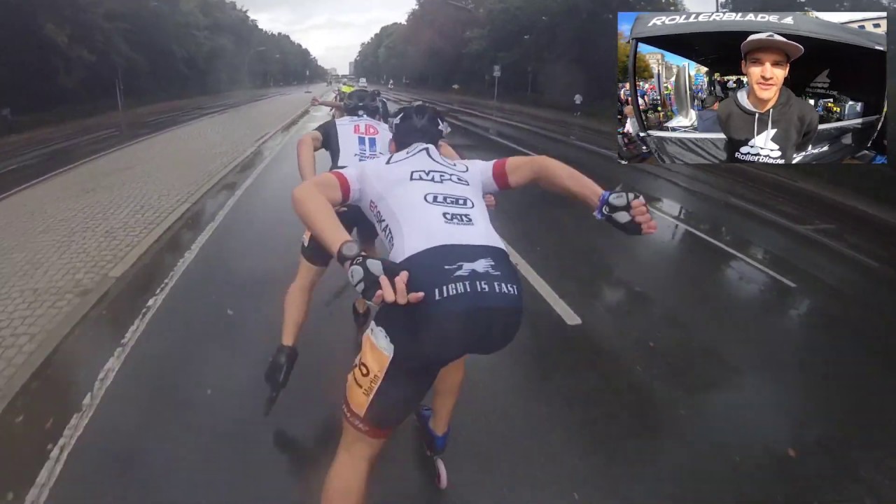BMW berlin inline marathon 2019 inside A group at begining lol (pascal briand vlog 279)