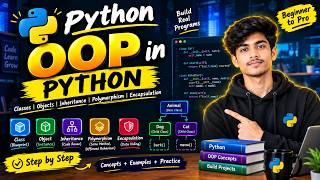 Python OOP Explained 🔥 | Classes, Objects, Inheritance, Polymorphism & Encapsulation