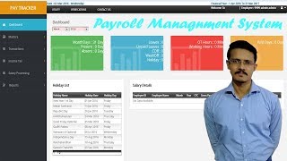 Windows Form Designing ||Pay Roll Management System in  net Application C# part-3