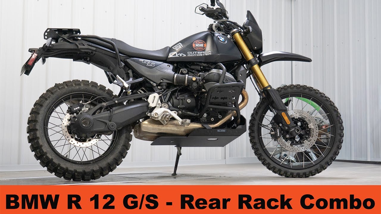 Bmw R 1150 Rear Rack Installation Outback Motortek BMW R 12 G/S Rear Rack Combo Installation Guide - YouTube