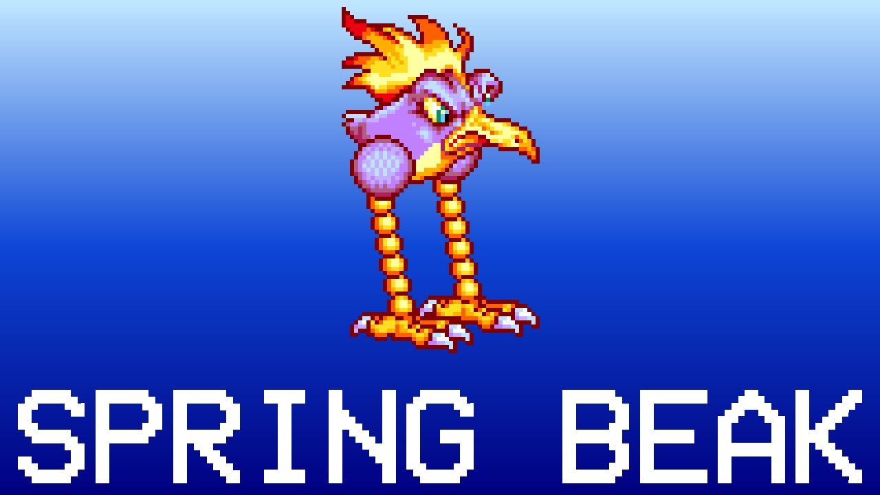 games people play Secret of Mana | Ep17: UPPERLAND POGO BIRD: Spring Beak [Boss #9]