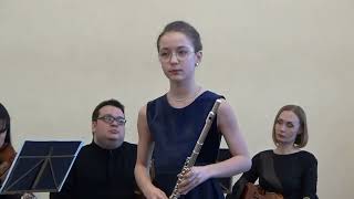 Ян Стамиц, Концерт ре мажор для флейты с оркестром, 1 ч. Юна Гурьянова, 