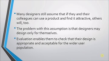 HCI: Interaction Design Process - Evaluation