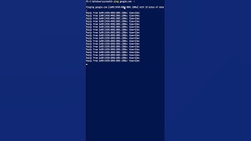 How to Ping google.com with PowerShell