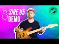 Sire U5 Marcus Miller Short Scale Demo & Review