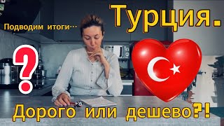 видео: Турция.Подводим итоги.Дорого или дешево? картинка: Турция.Подводим итоги.Дорого или дешево?