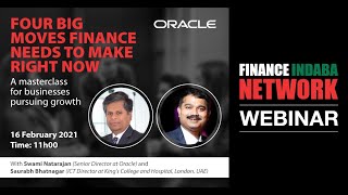 Four big moves finance needs to make right now