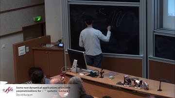 David Burguet: Some new dynamical applications of smooth parametrizations for C∞ systems - lecture 1