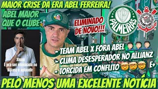 Pelo Menos Uma Excelente Notícia Meio A Maior Crise Da Era Abel Ferreira Torcida Em Conflito E