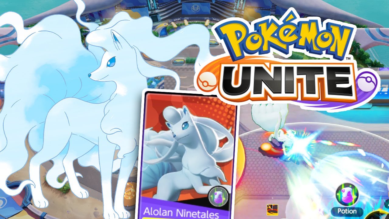 Alolan Ninetales Ice Pokemon In Pokemon Unite Beta Gameplay ポケモンユナイト キュウコン 阿羅拉九尾 寶可夢大集結 Kyukon Youtube