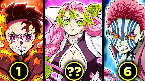 Demon Slayer's 25 STRONGEST Characters Ranked WEAKEST To STRONGEST! #demonslayer #anime