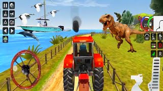 Real Tractor Trolley Cargo Farming Simulator - Indian Tractor Games - Android Gameplay