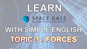 SpaceGass with simple English: 3 - Forces