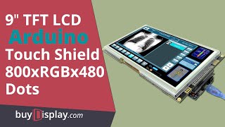 Arduino Tutorial: 9 TFT LCD Display RA8875 Module Touch Screen Shield 800x480 with Arduino Due