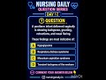 Question Series Day 12  #medicaleducation #internationallyeducatednurse #quiz #nursingstudent