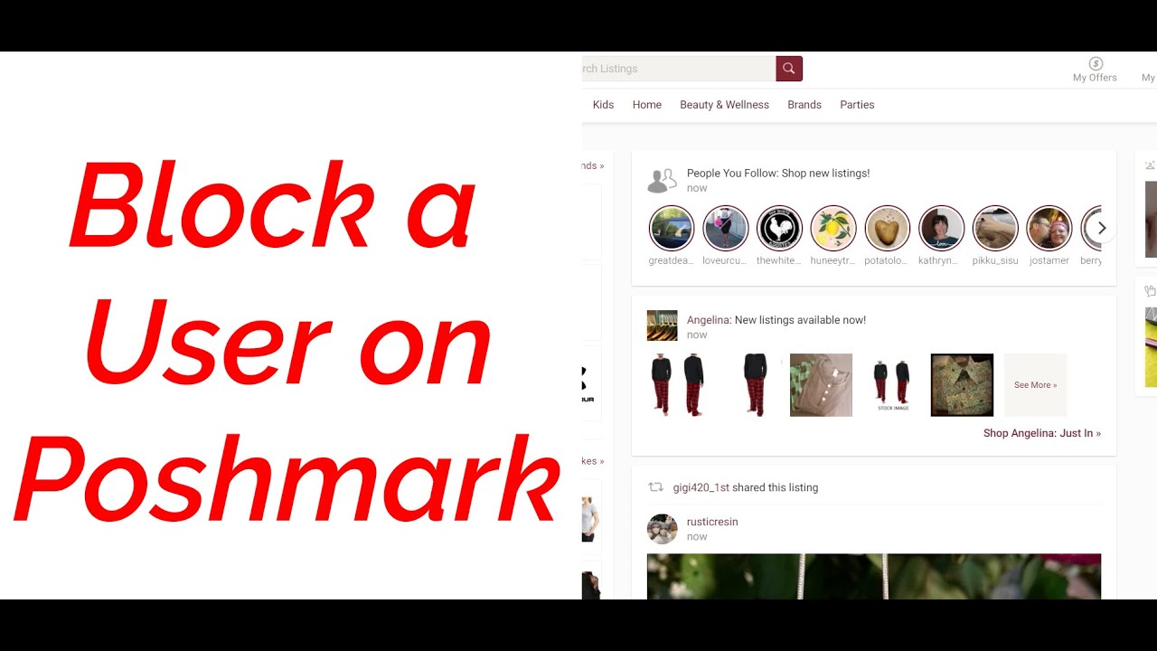 How To Block Someone On Poshmark?