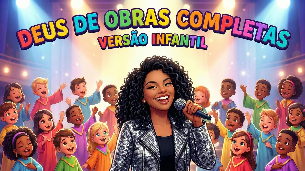 DEUS DE OBRAS COMPLETAS De Kemilly Santos | VERSAO INFANTIL 