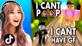 Reacting to ROBLOX GROUP CHAT STORIES screenshot 2