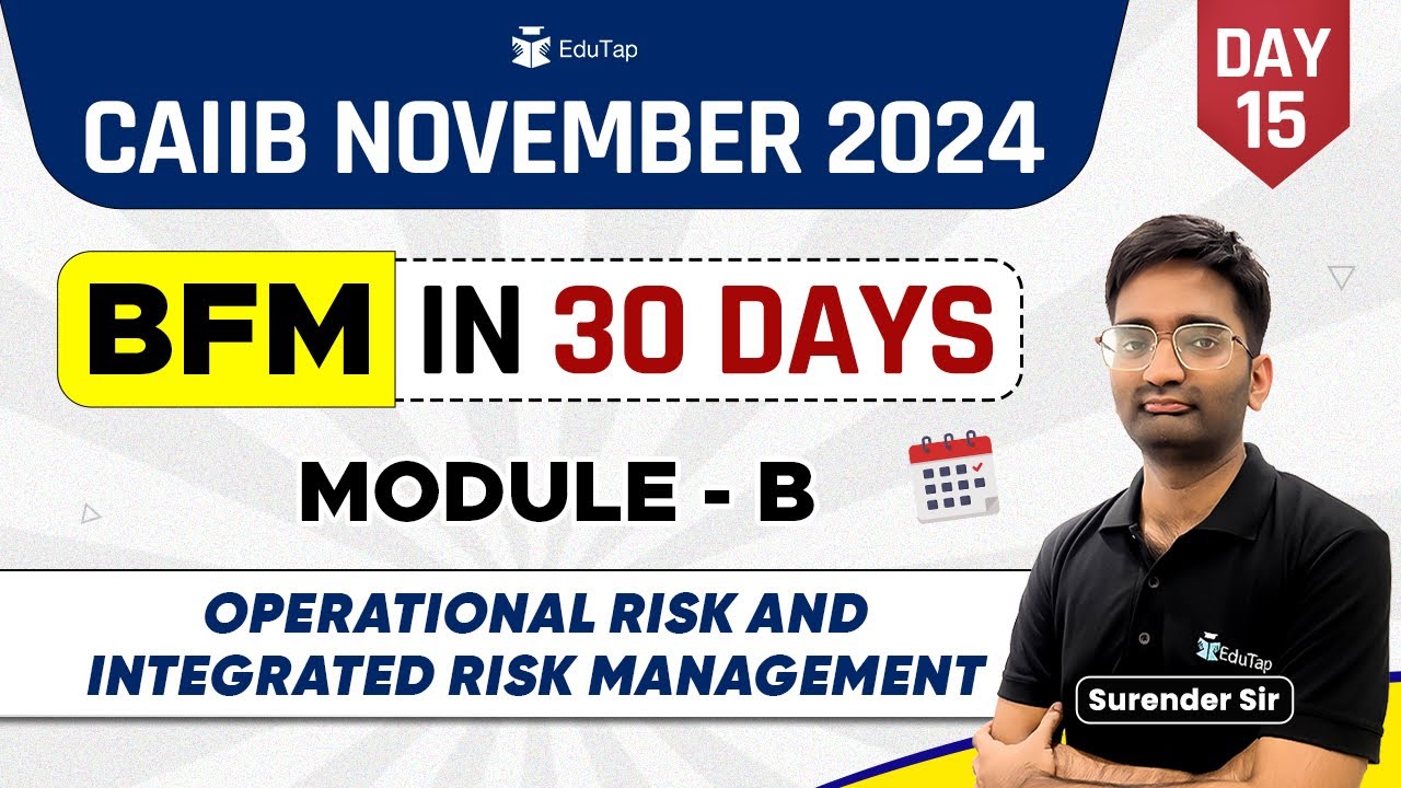 Operational Risk and Integrated Risk Management | BFM Important Topics ...