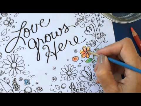Pretty Printable Coloring Pages