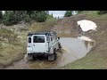 1991 Land Rover Defender 110 2.5 NA trip up a remote mountain road in BC, Canada (Subtitles)