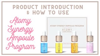 Atomy Synergy Ampoule | Product Introduction & How To Use
