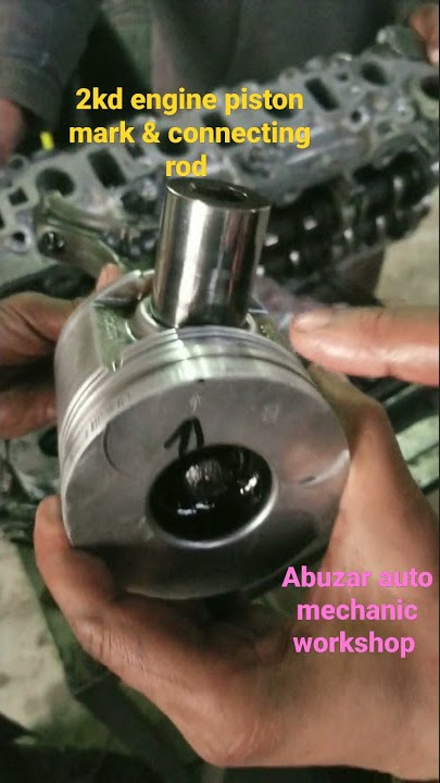 2kd engine piston mark & connecting rod marks more best video see in my channel