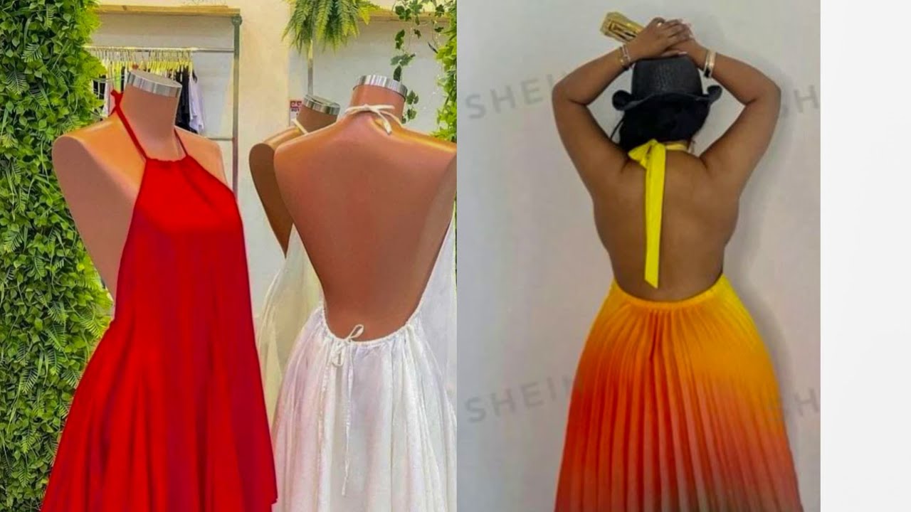 How to Cut and Sew Maxi Backless Dress ( can be styled in different ways) How to Cut and Sew Maxi Backless Dress ( can be styled in different ways)