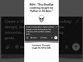 Thus ChatGpt roadmap tought ne Python in 30 days | #chatgpt #chatgpt4o #aiprompt #aitools #prompts