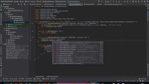 Android Development Tutorial: Clicking an Item in a Recycler View