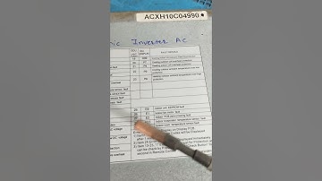 Panasonic inverter AC H 23 error ki jakari. #acservice