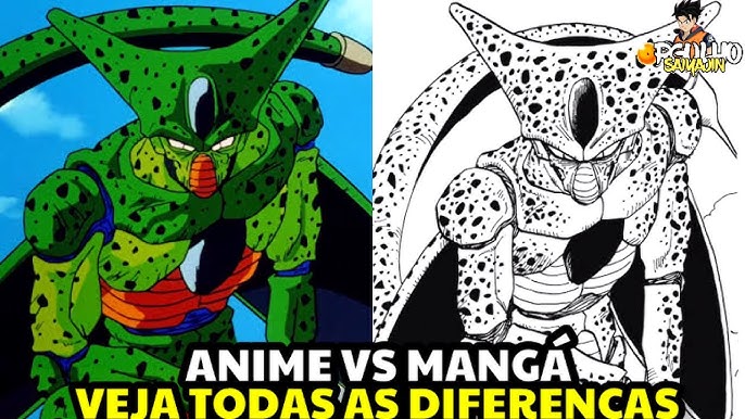 7 cenas DIFERENTES no MANGÁ vs ANIME de DRAGON BALL Z 